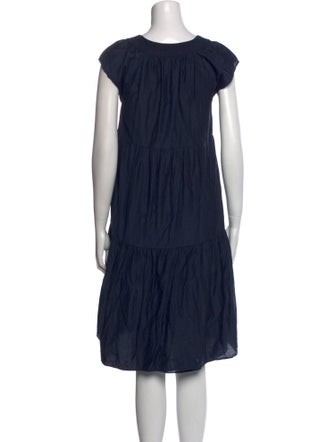 Calypso St. Barth V-Neck Knee-Length Dress