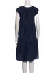 Calypso St. Barth V-Neck Knee-Length Dress