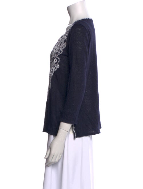 Calypso St. Barth Printed V-Neck Top