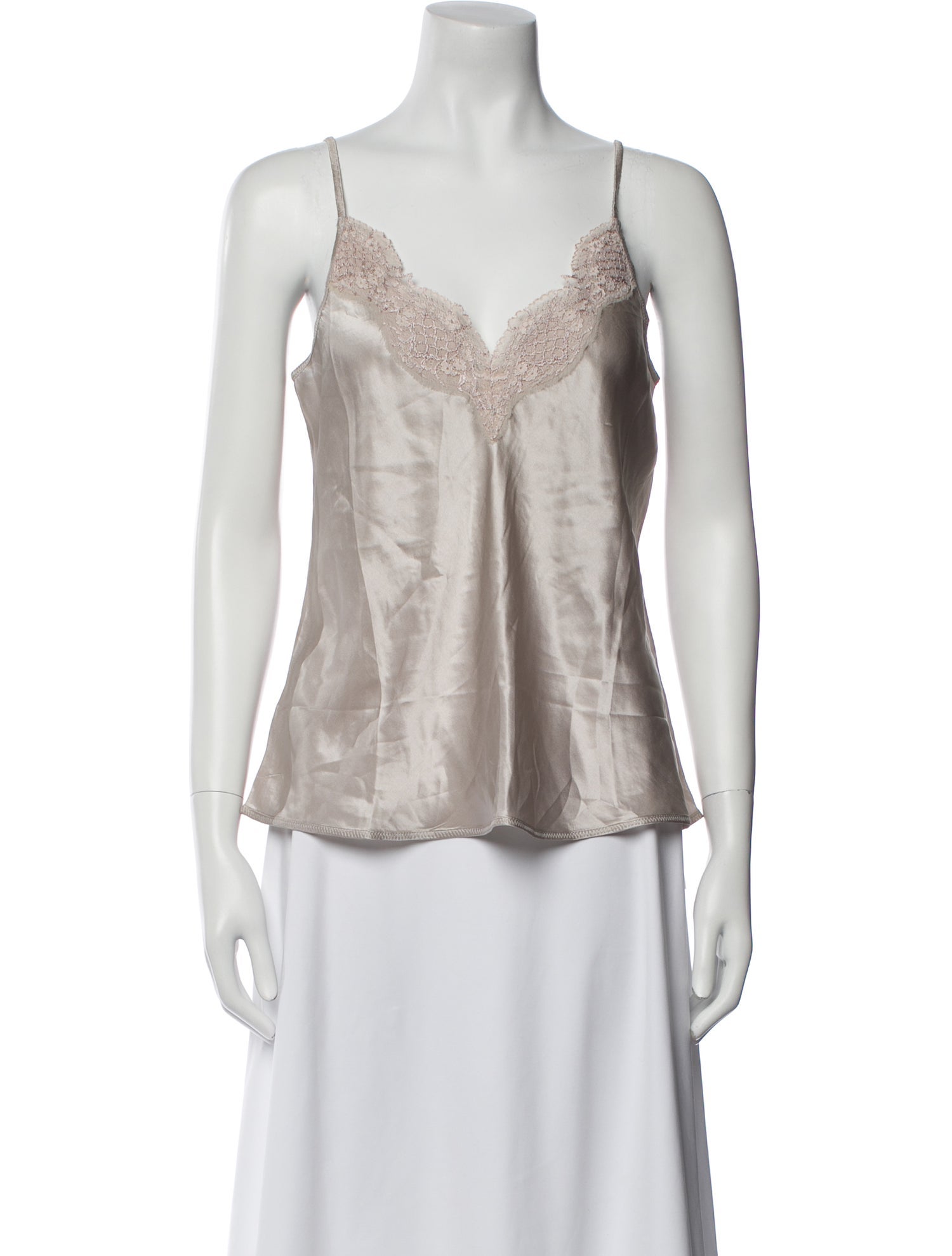 Calypso St. Barth Silk V-Neck Top