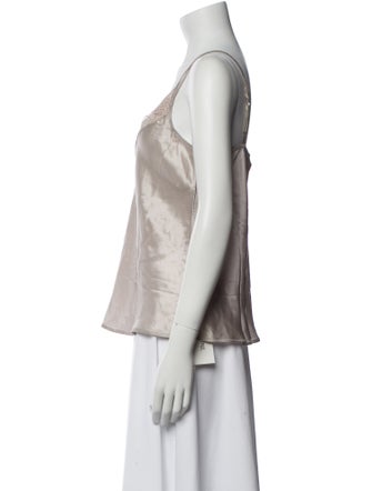 Calypso St. Barth Silk V-Neck Top