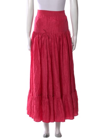 Calypso St. Barth Silk Midi Length Skirt