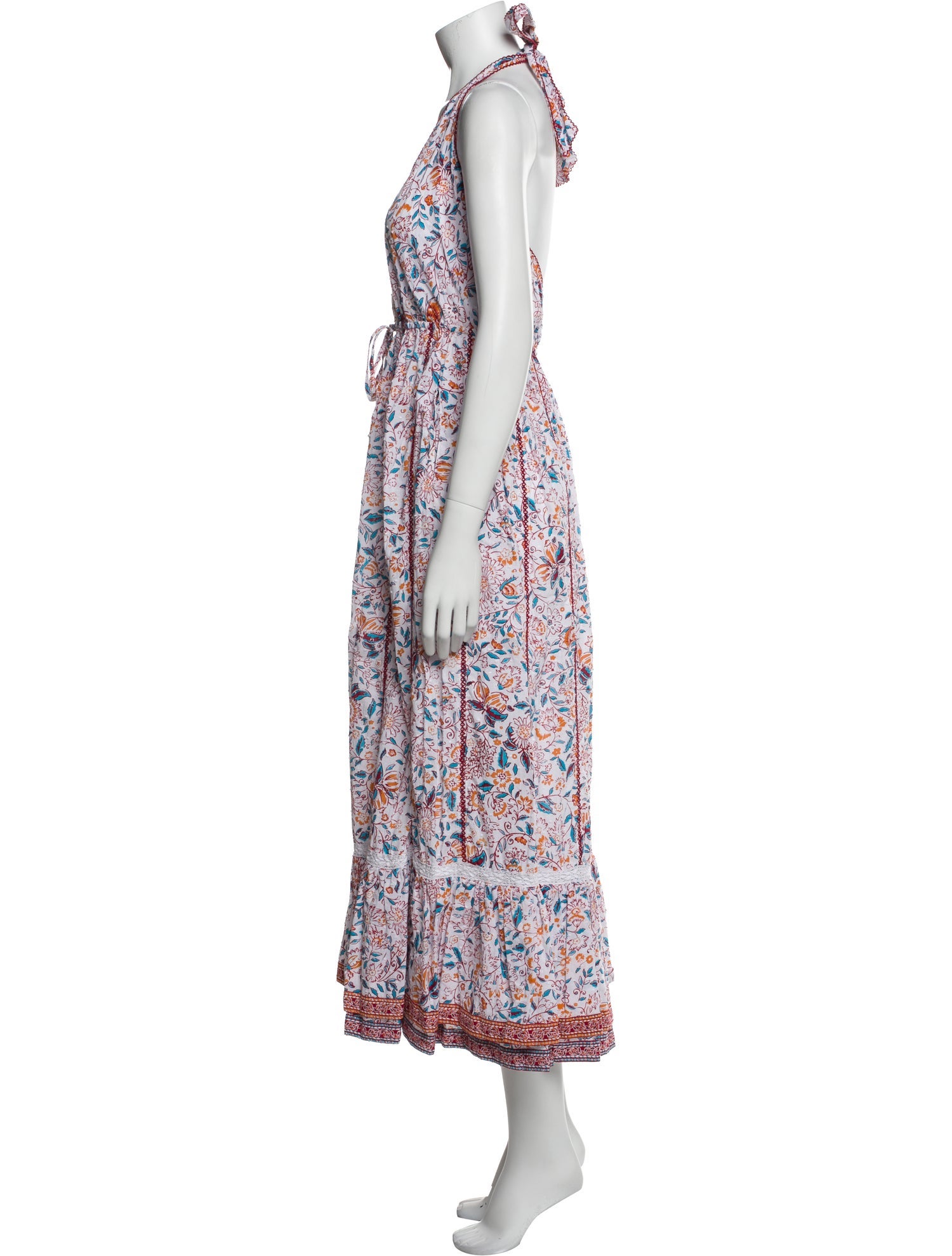 Calypso St. Barth Floral Print Long Dress