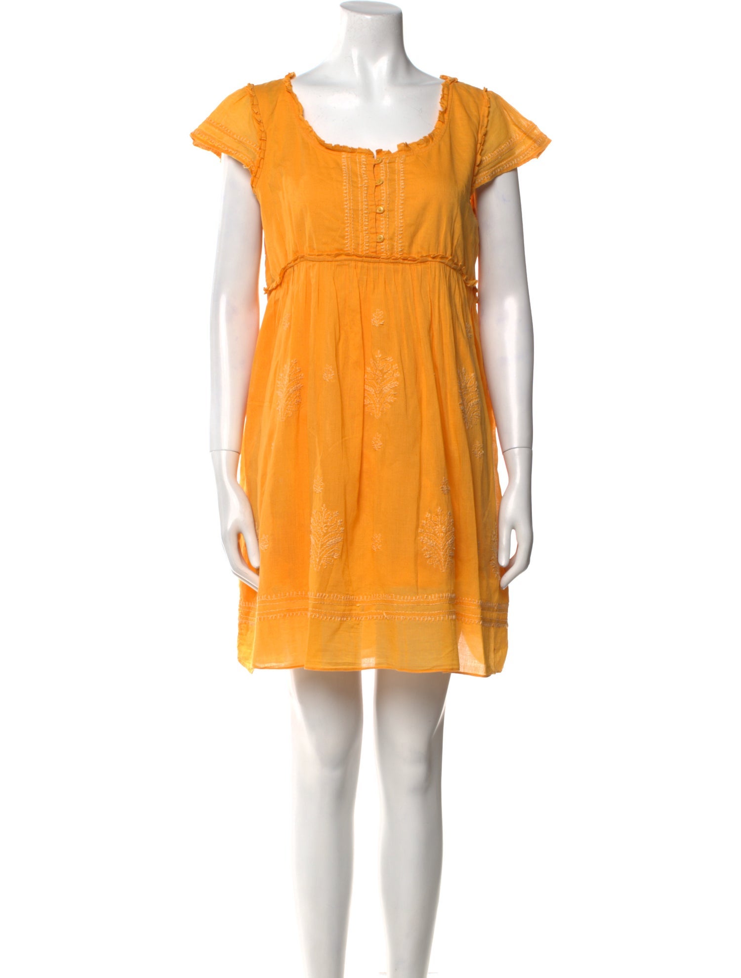 Calypso St. Barth Scoop Neck Mini Dress