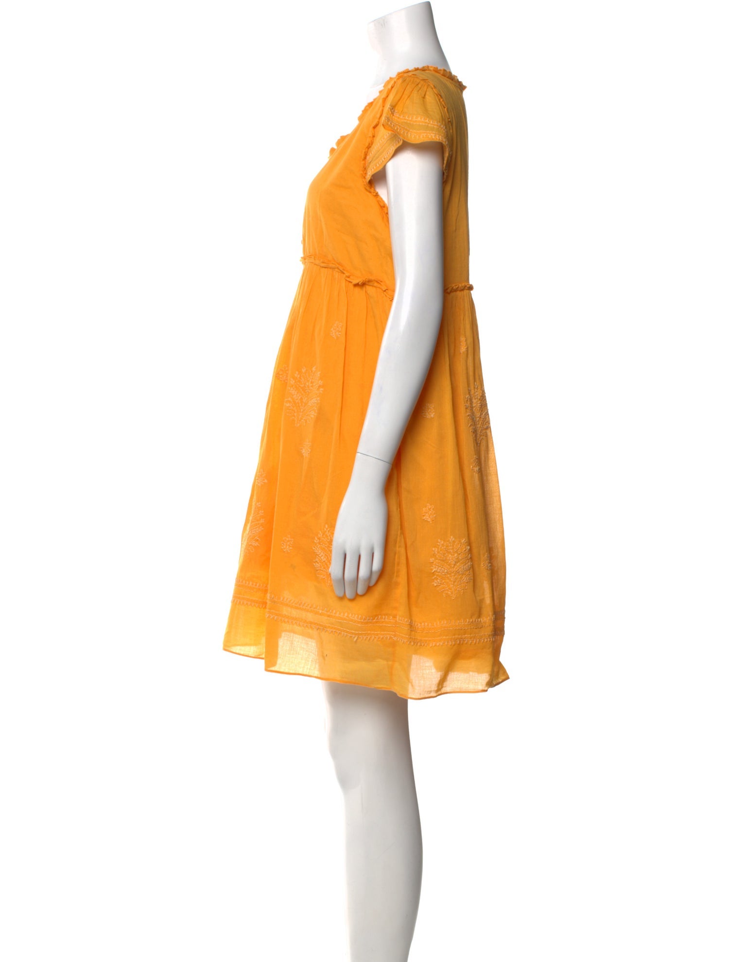 Calypso St. Barth Scoop Neck Mini Dress