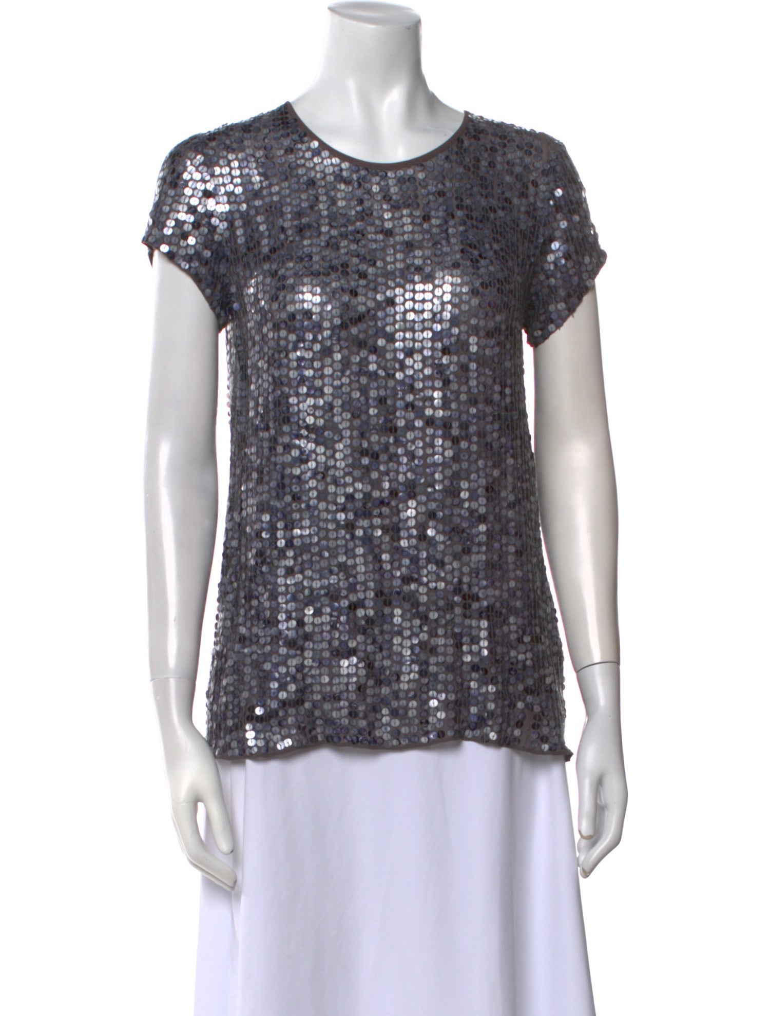 Calypso St. Barth Patterned Crew Neck T-Shirt w/ Tags