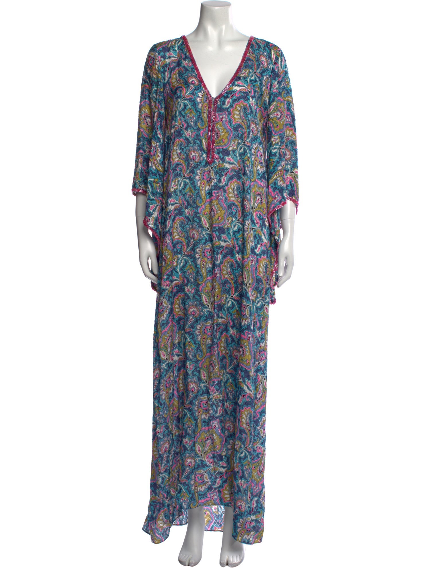 Calypso St. Barth Silk Long Dress