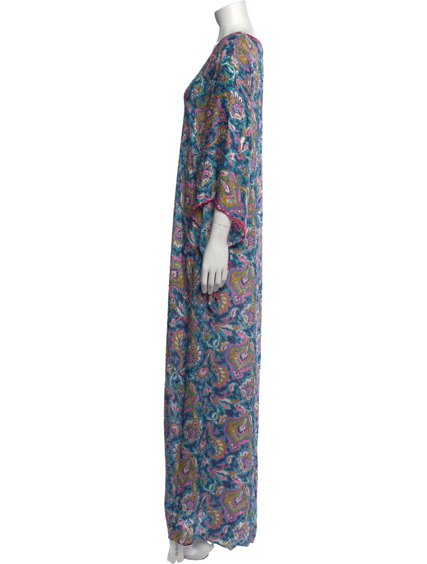 Calypso St. Barth Silk Long Dress
