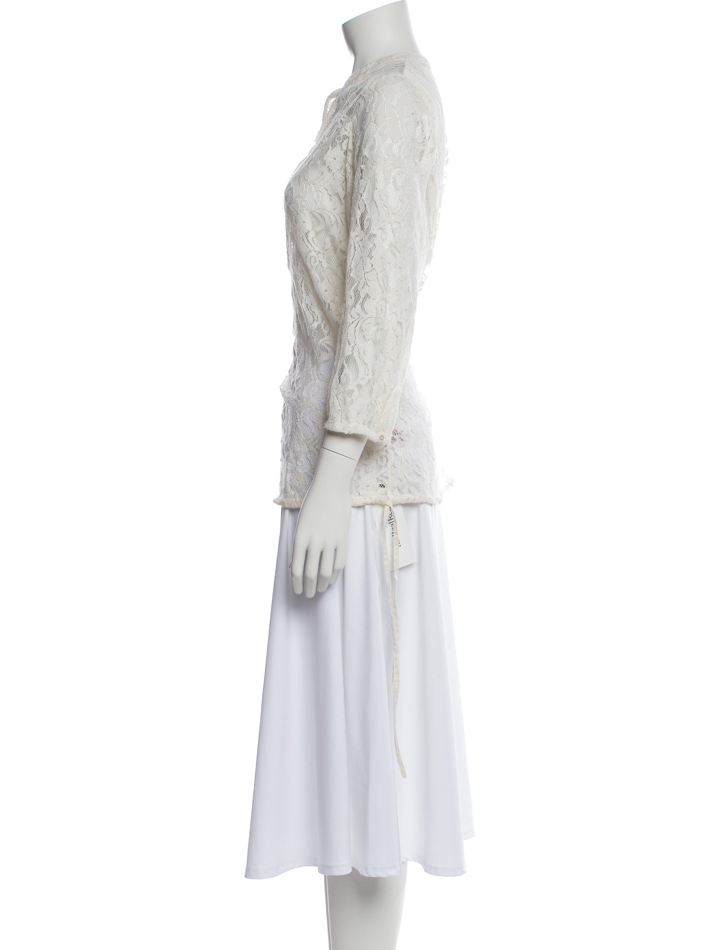 Calypso St. Barth V-Neck Three-Quarter Sleeve Tunic