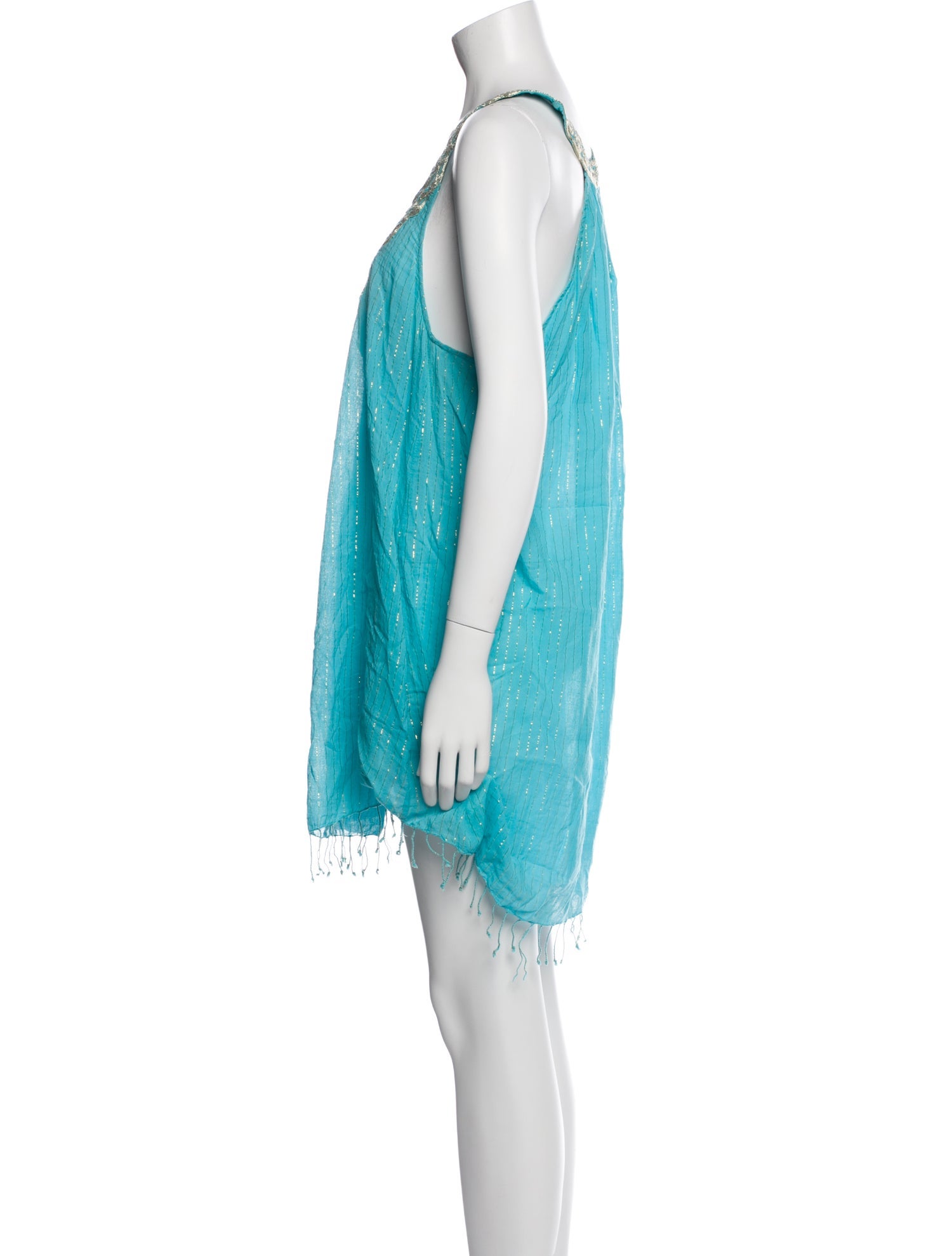 Calypso St. Barth Scoop Neck Knee-Length Dress