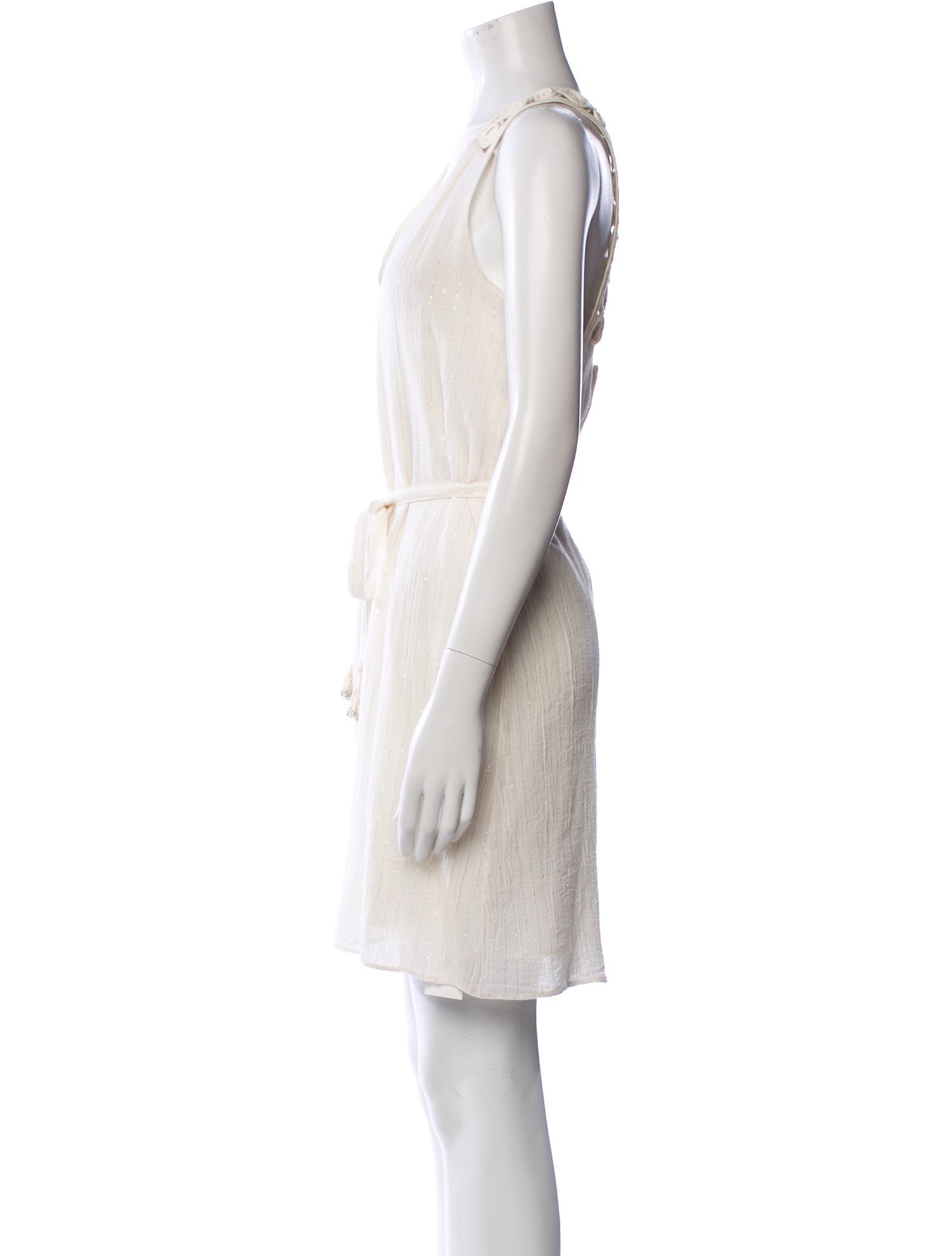 Calypso St. Barth V-Neck Mini Dress