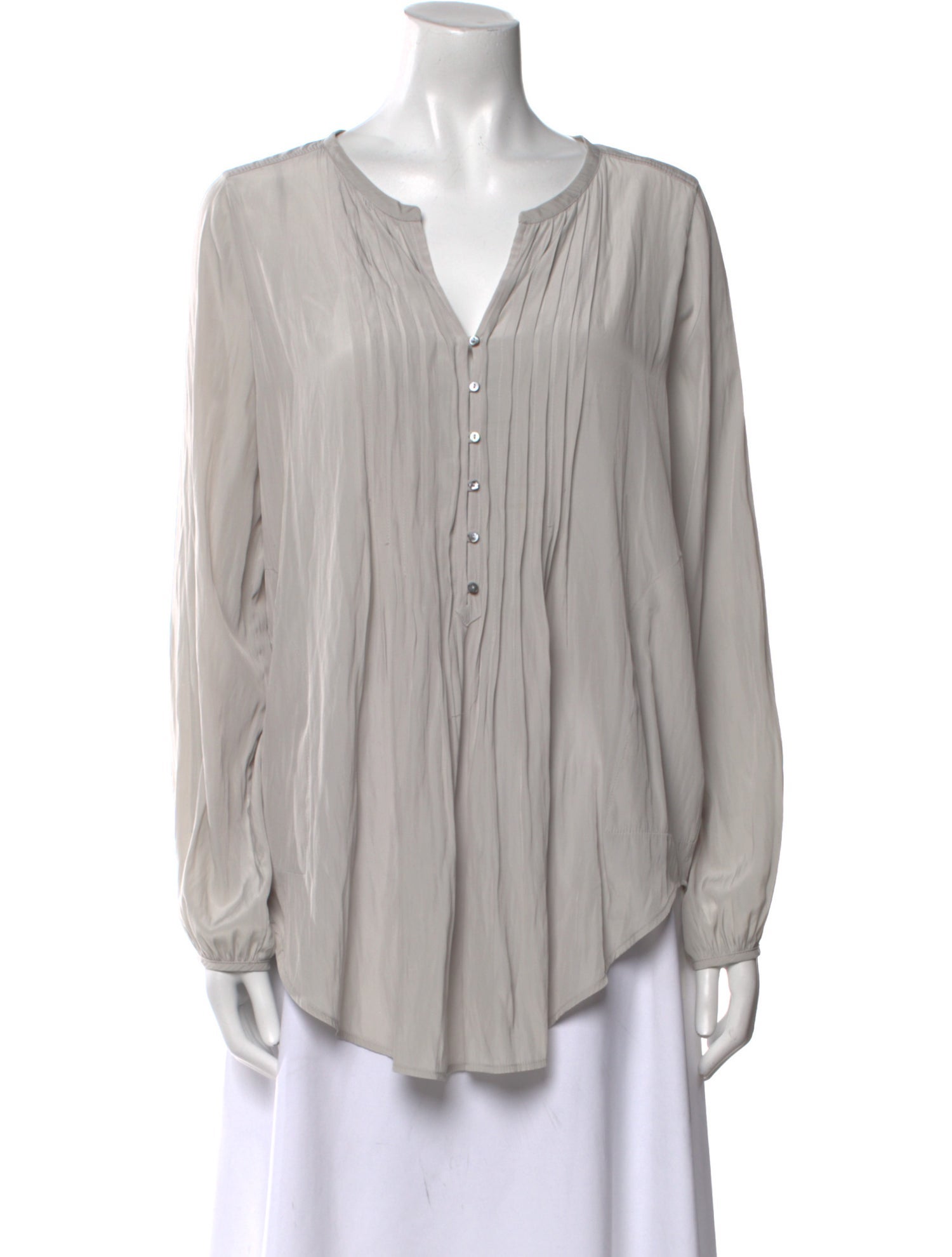 Calypso St. Barth V-Neck Long Sleeve Tunic