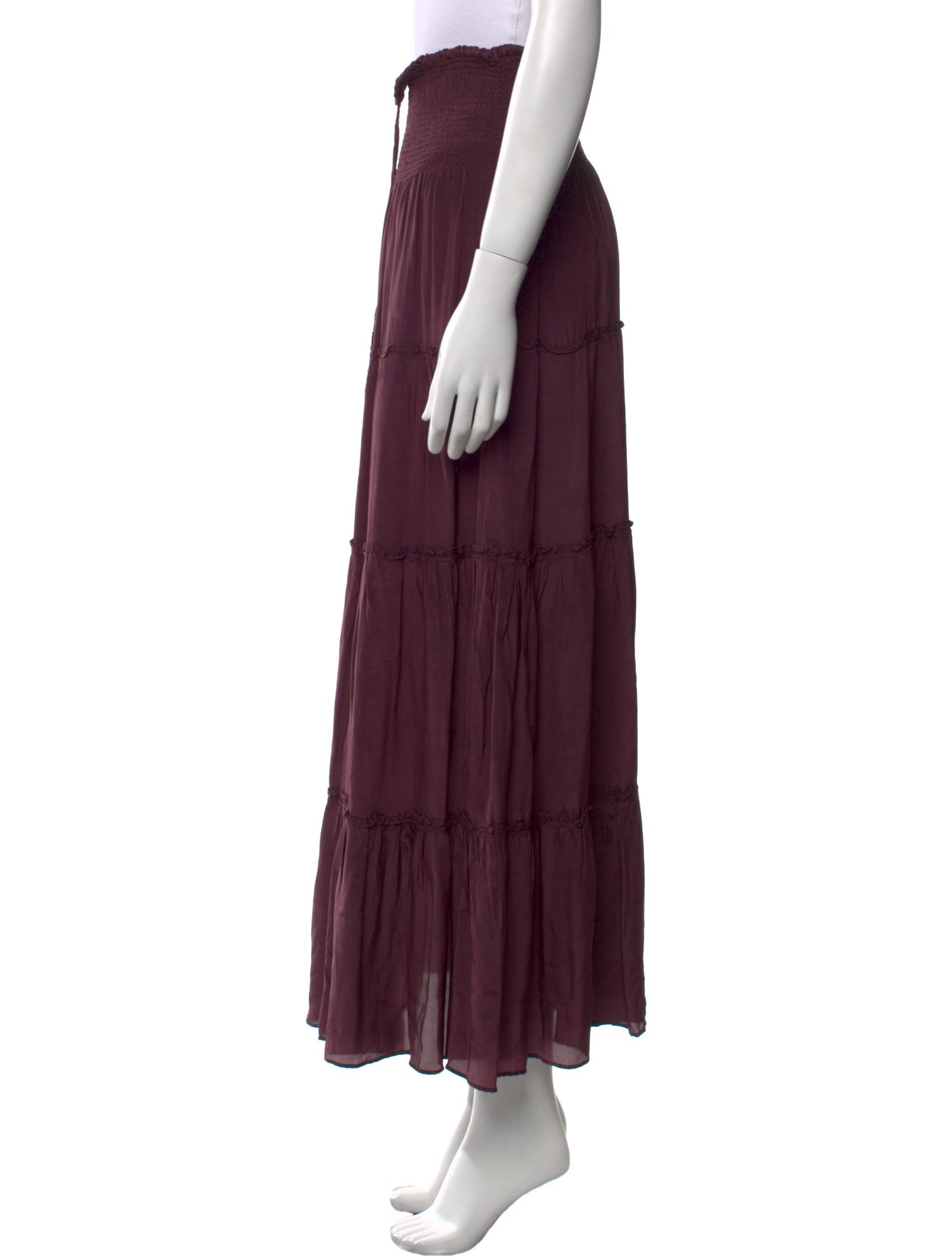 Calypso St. Barth Silk Long Skirt