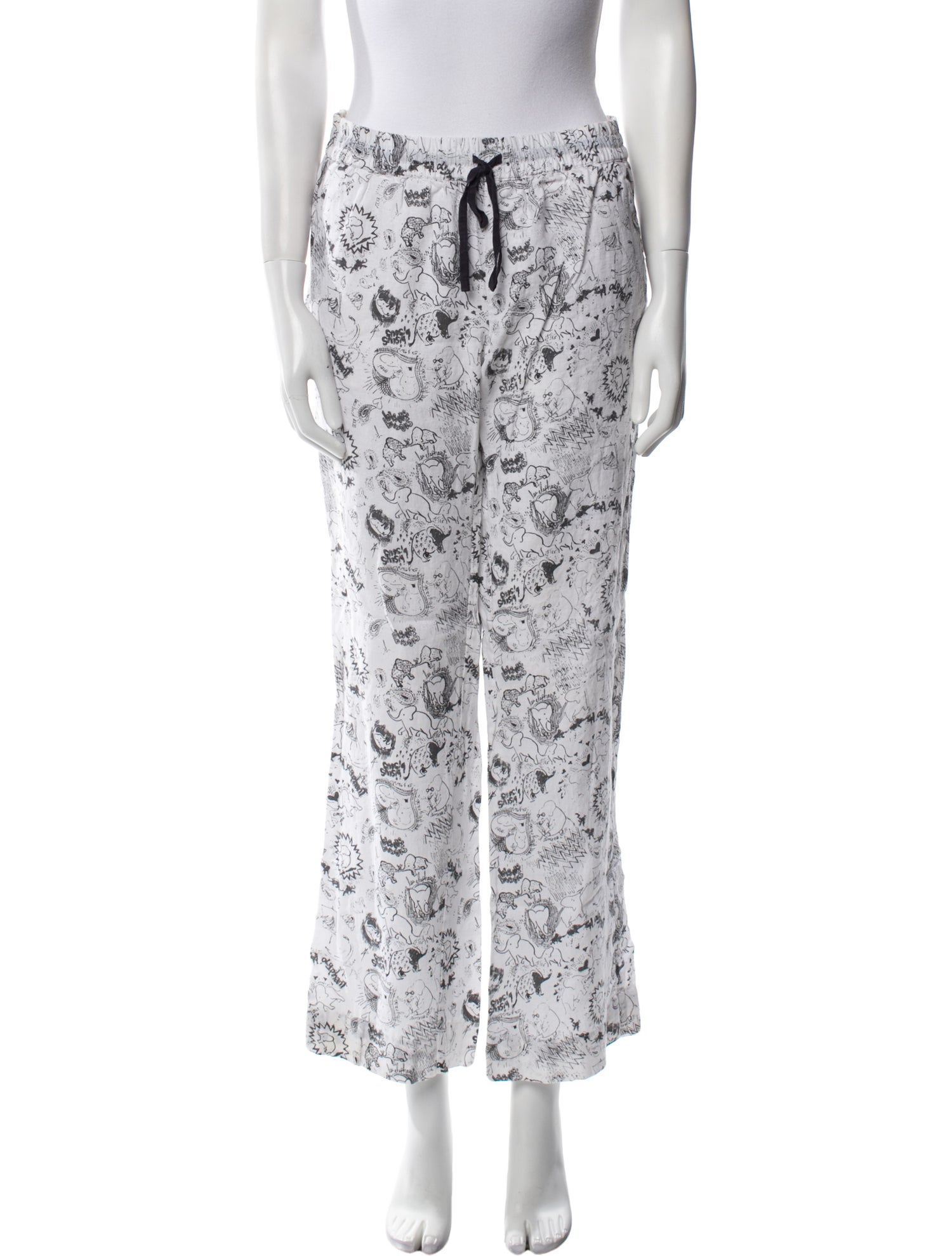 Calypso St. Barth Linen Wide Leg Pants