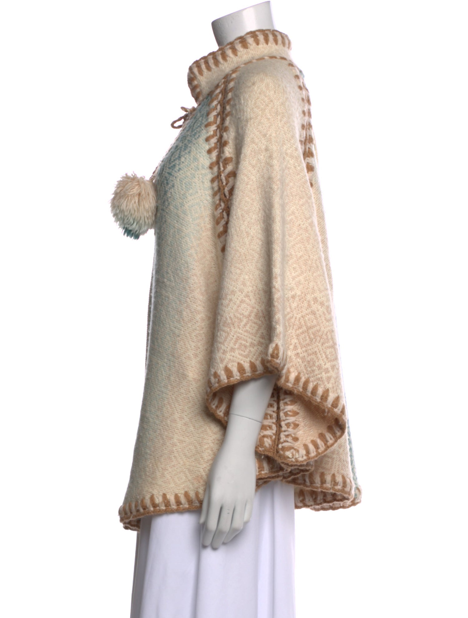 Calypso St. Barth Printed Mock Neck Sweater