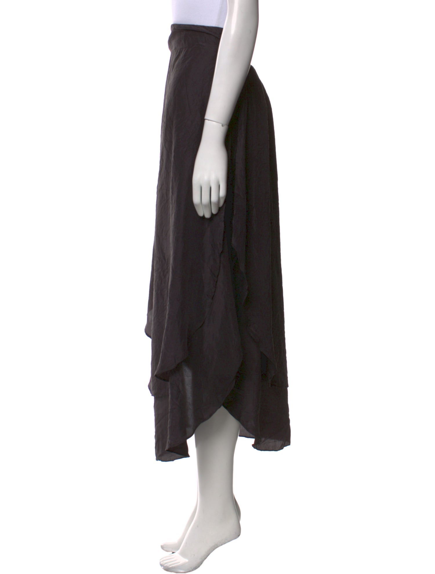 Calypso St. Barth Silk Midi Length Skirt
