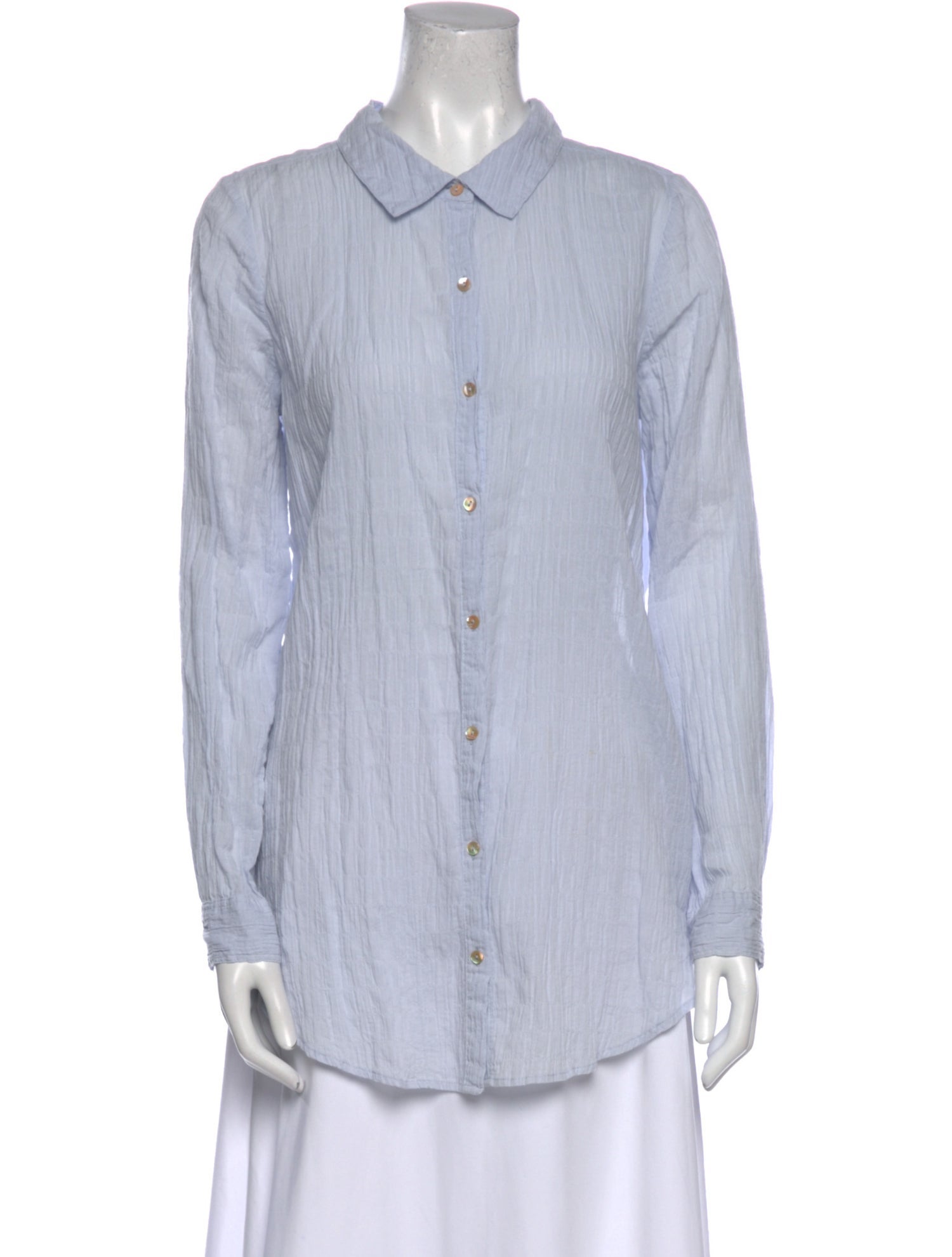 Calypso St. Barth Long Sleeve Button-Up Top