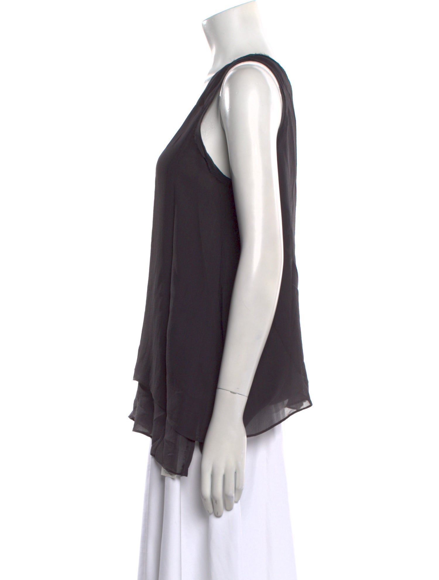 Calypso St. Barth Silk V-Neck Blouse