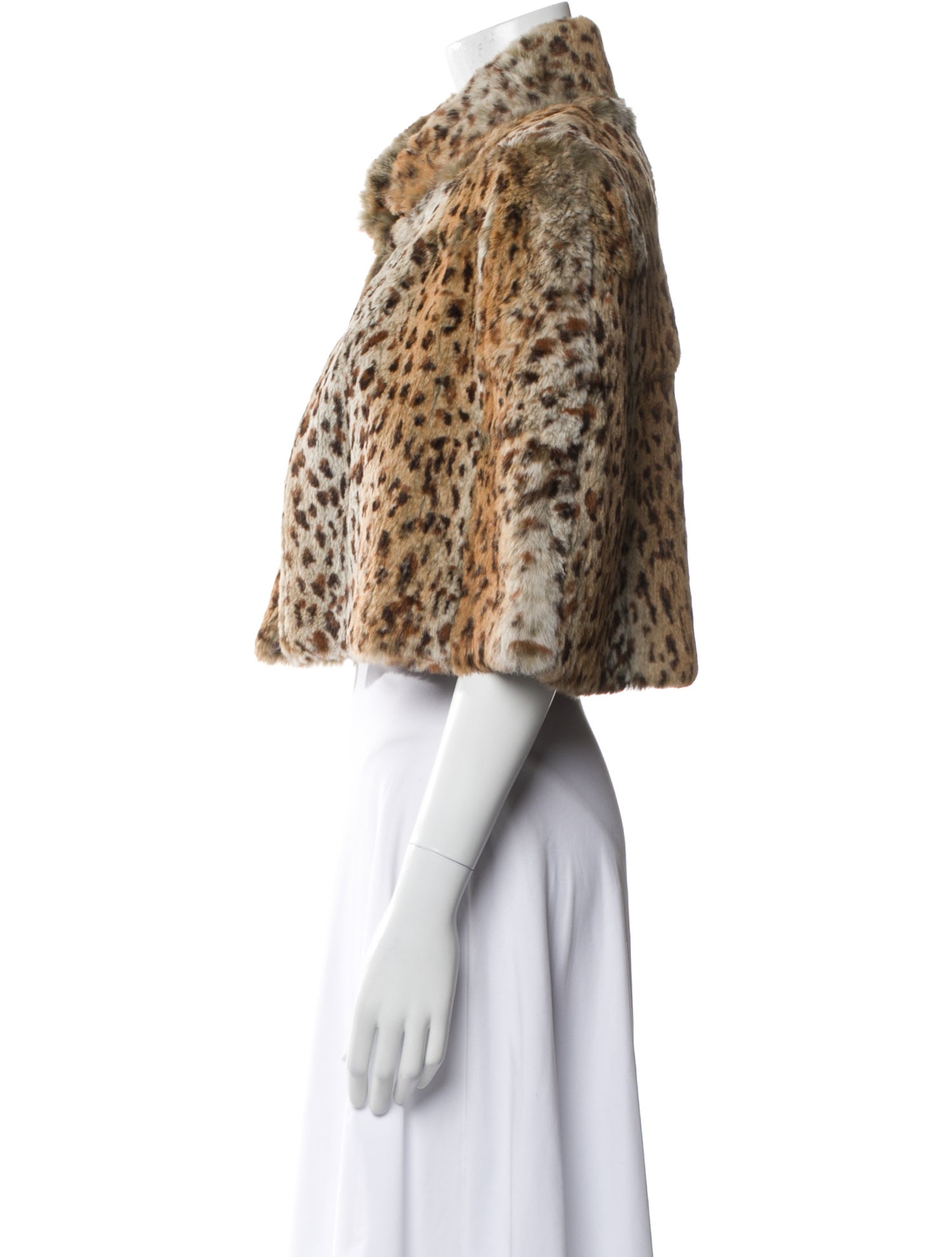 Calypso St. Barth Fur Animal Print Fur Jacket