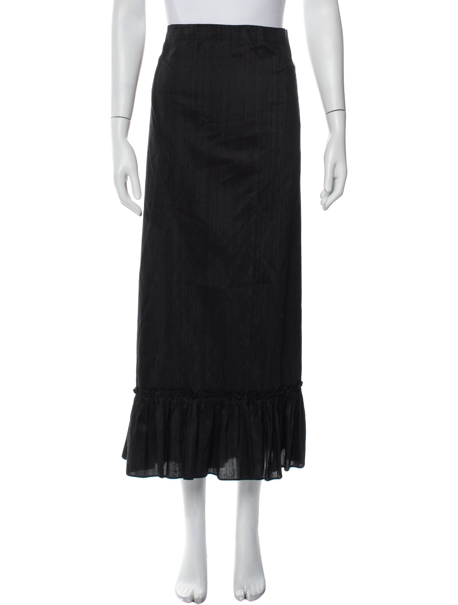 Calypso St. Barth Silk Midi Length Skirt