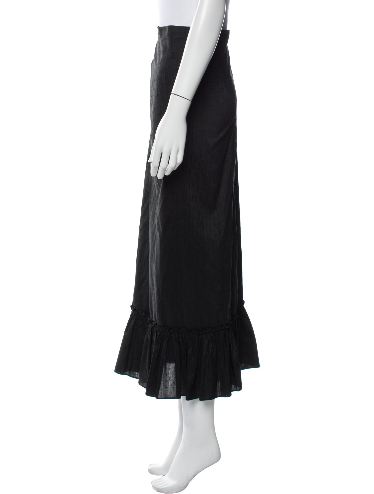 Calypso St. Barth Silk Midi Length Skirt