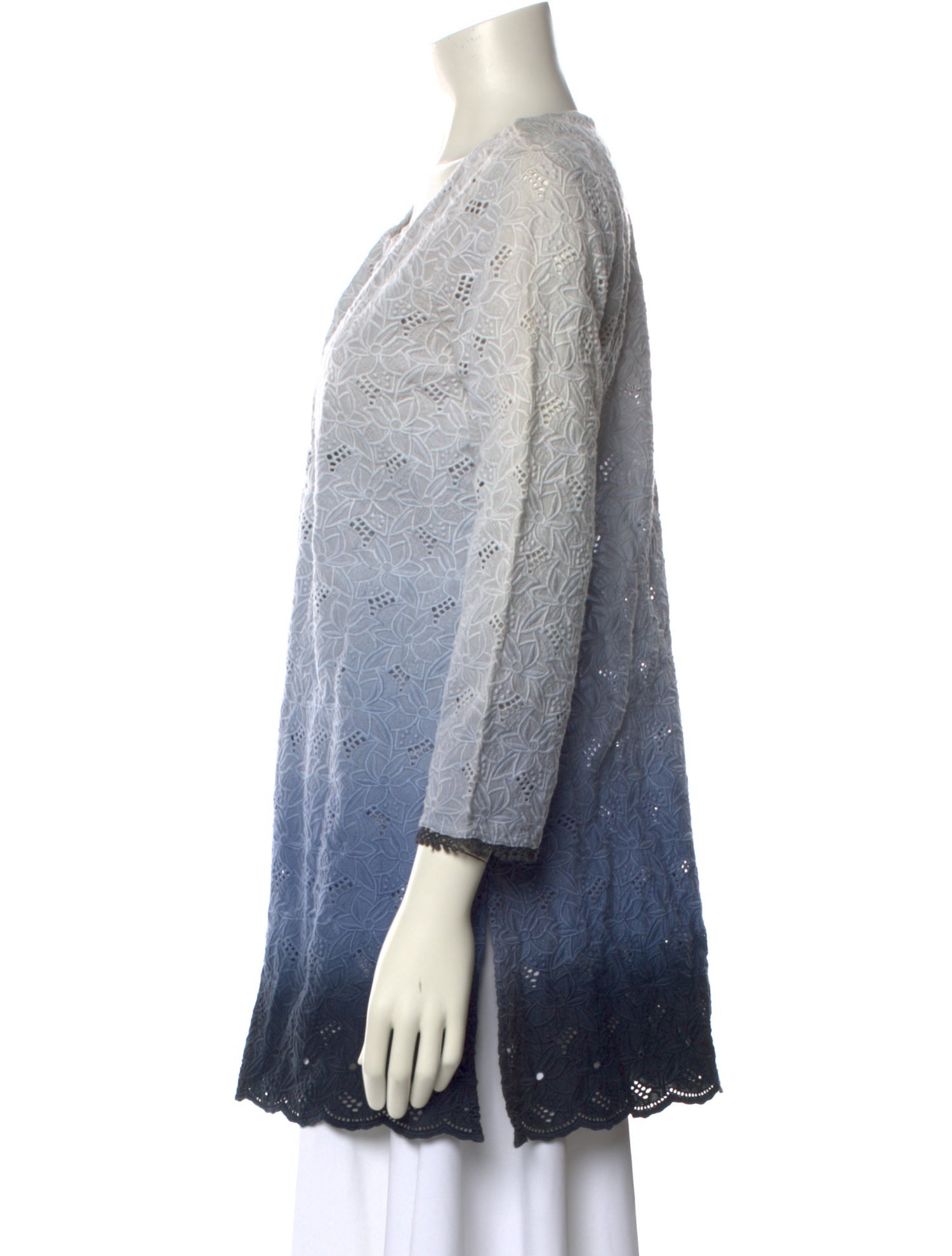 Calypso St. Barth Tie-Dye Print V-Neck Tunic