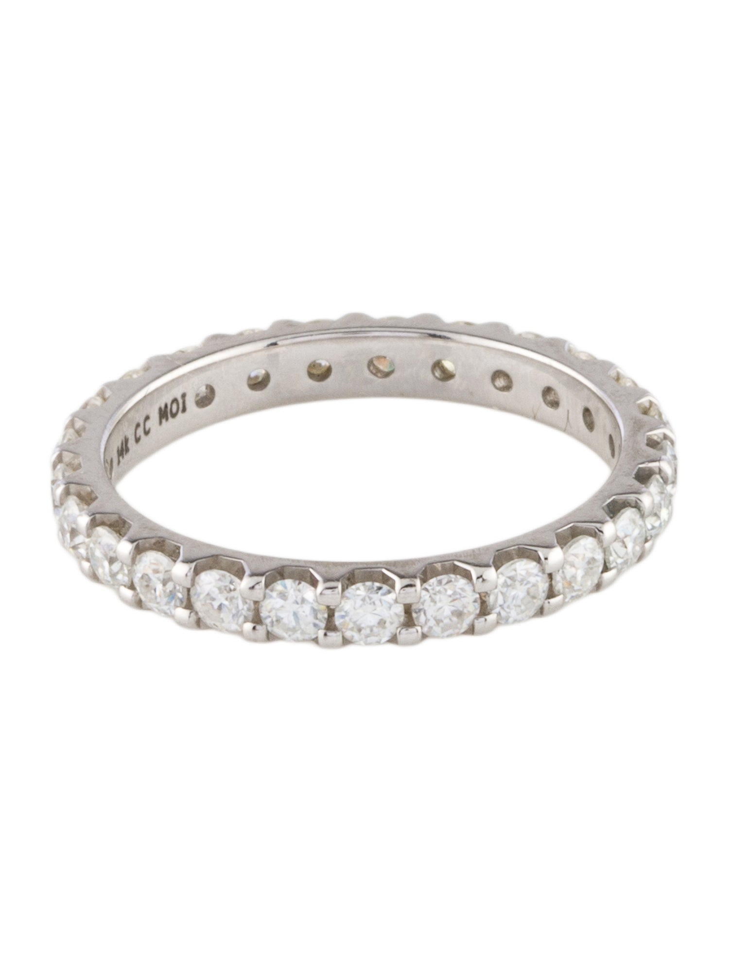 Charles And Colvard 14K Synthetic Moissanite Eternity Band