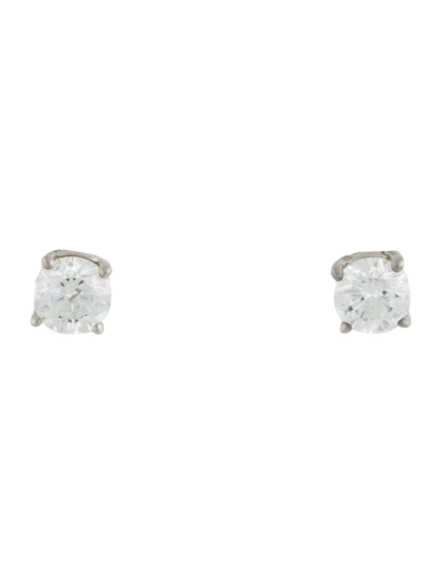 Charles And Colvard Diamond Stud Earrings