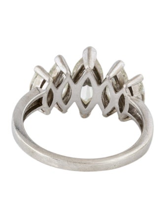 Charles And Colvard Synthetic Moissanite Cocktail Ring