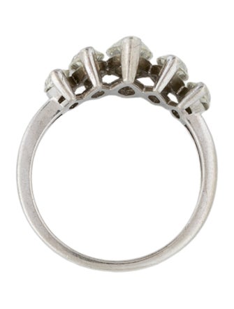 Charles And Colvard Synthetic Moissanite Cocktail Ring