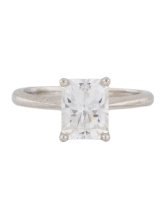 Charles And Colvard 14K Synthetic Moissanite Engagement Ring