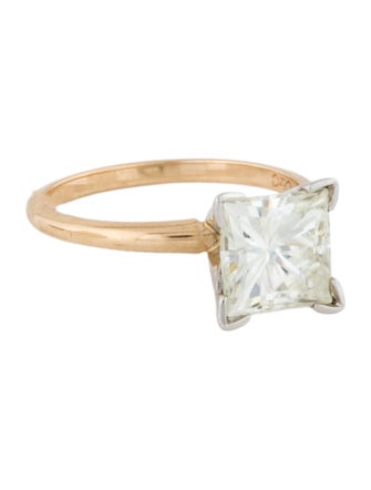 Charles And Colvard Synthetic Moissanite Engagement Ring