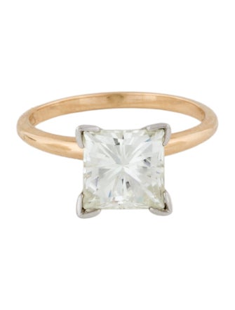 Charles And Colvard Synthetic Moissanite Engagement Ring