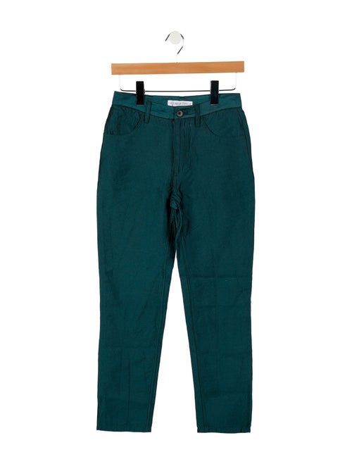 Creatures of Comfort Mid-Rise Straight Leg Jeans