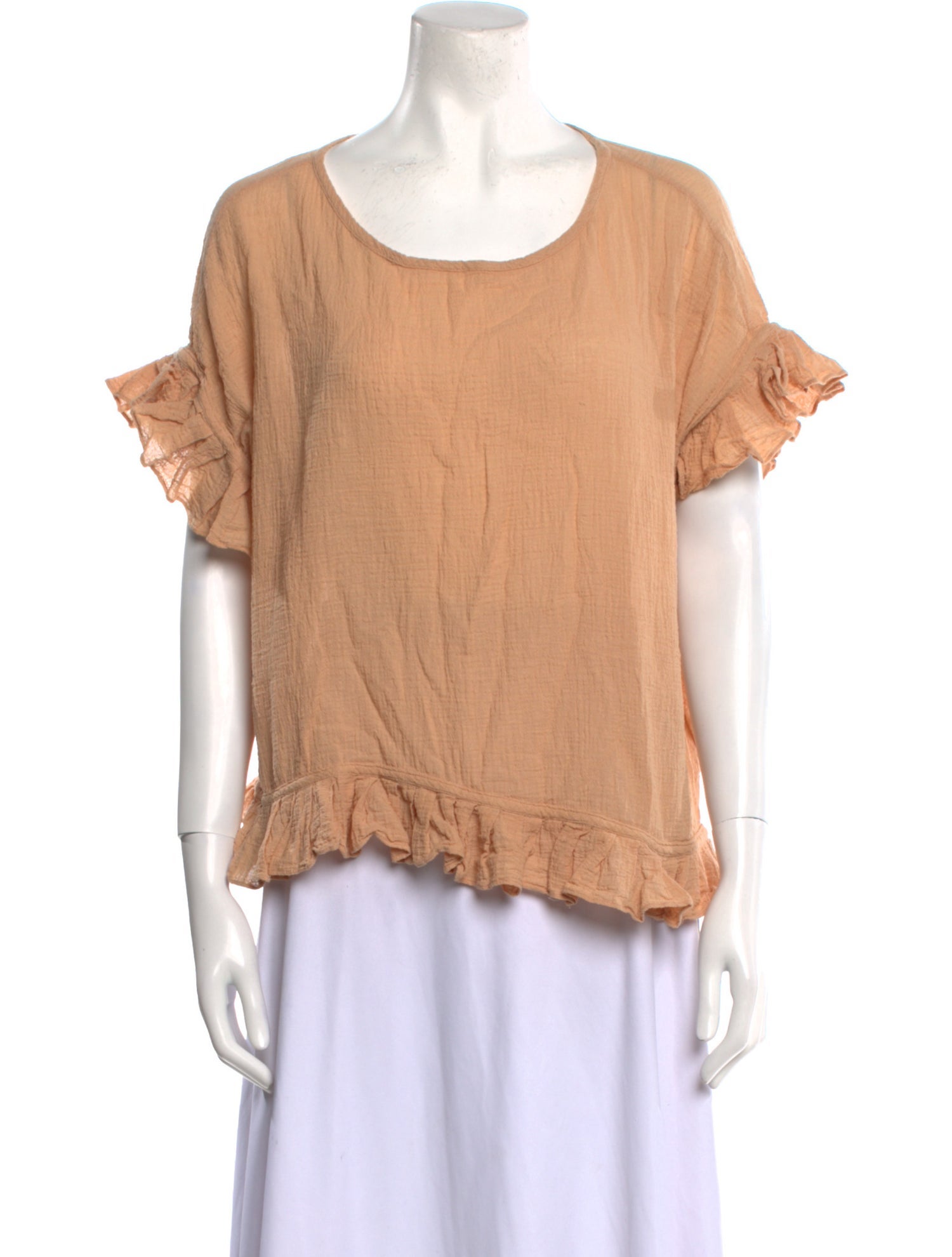 Creatures of Comfort Scoop Neck Short Sleeve Top