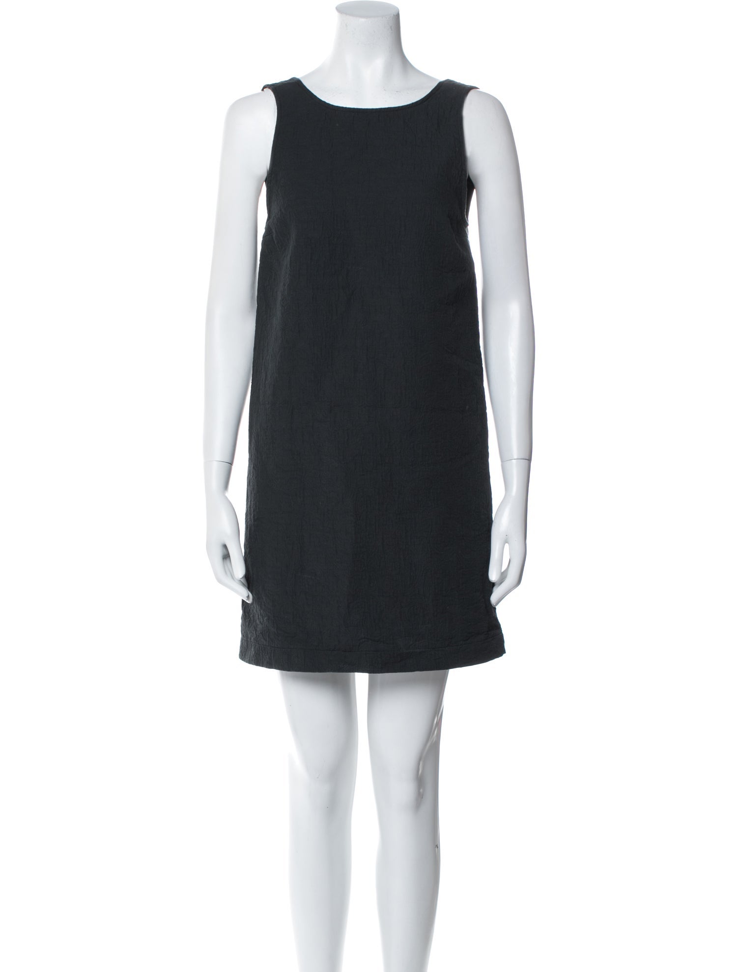 Creatures of Comfort Bateau Neckline Mini Dress