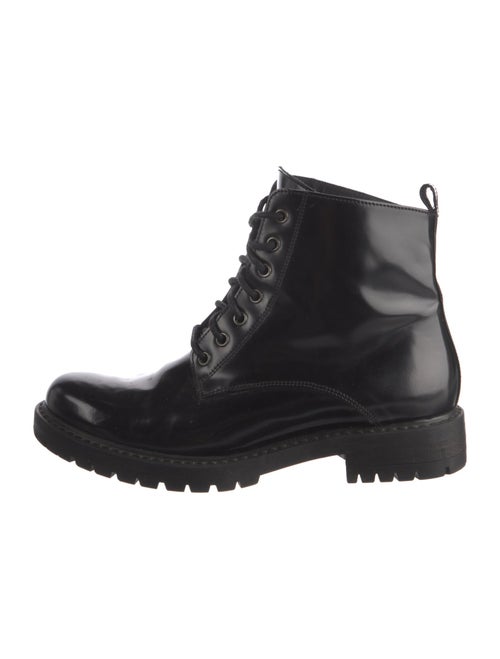 Creatures of Comfort Patent Leather Combat Boots