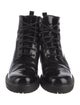 Creatures of Comfort Patent Leather Combat Boots