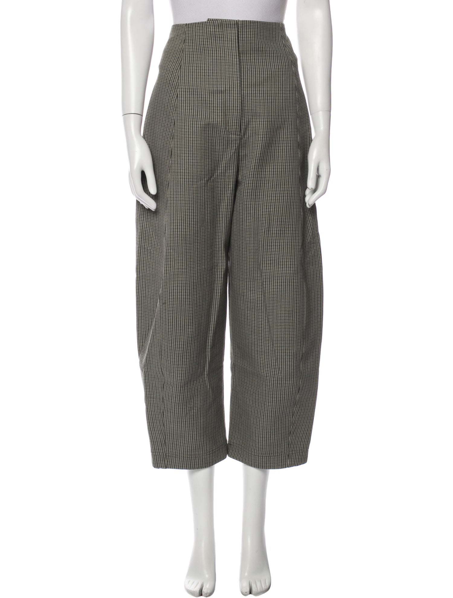 Creatures of Comfort Plaid Print Straight Leg Pants