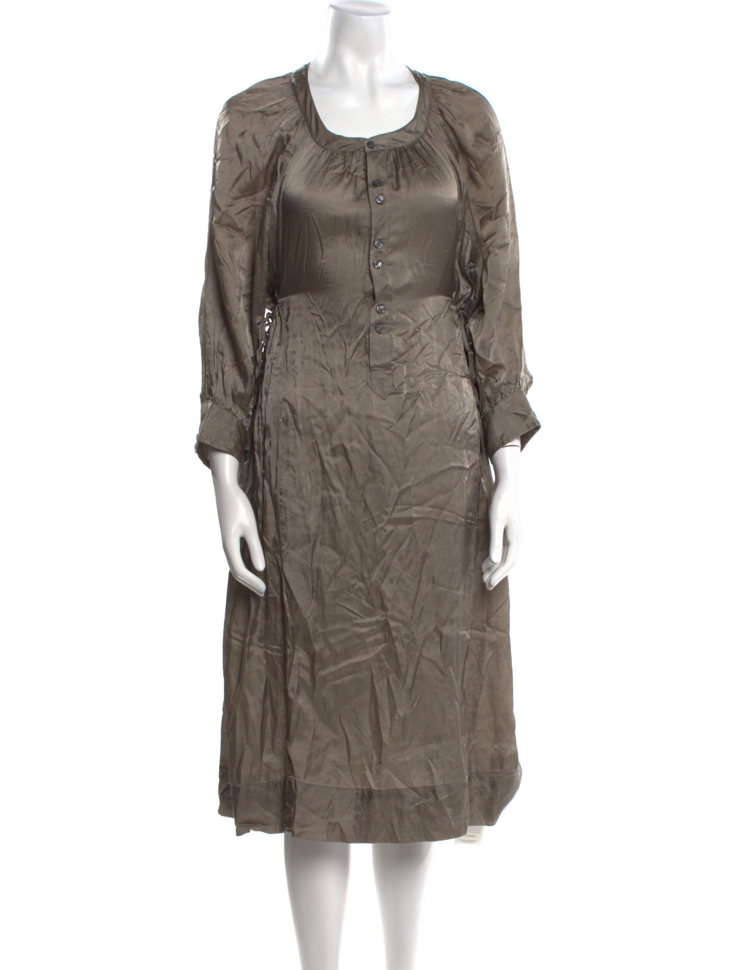 Creatures of Comfort Scoop Neck Midi Length Dress