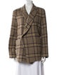 Creatures of Comfort Plaid Print Peacoat
