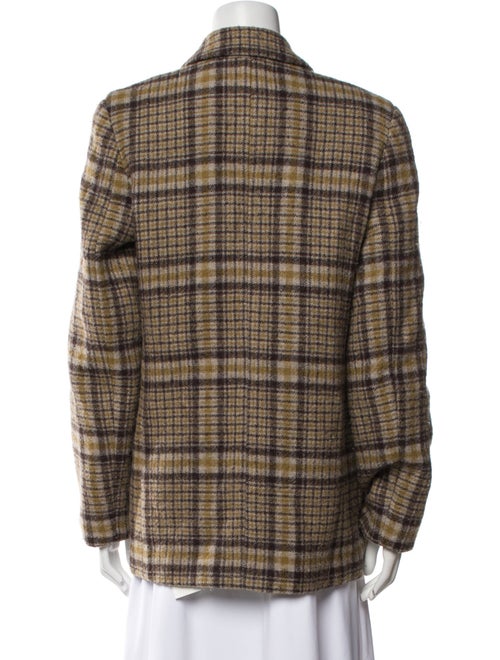 Creatures of Comfort Plaid Print Peacoat