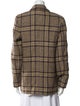 Creatures of Comfort Plaid Print Peacoat