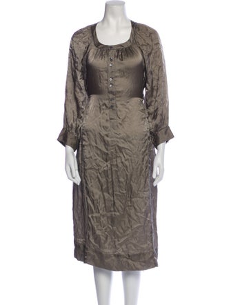 Creatures of Comfort Printed Midi Length Dress