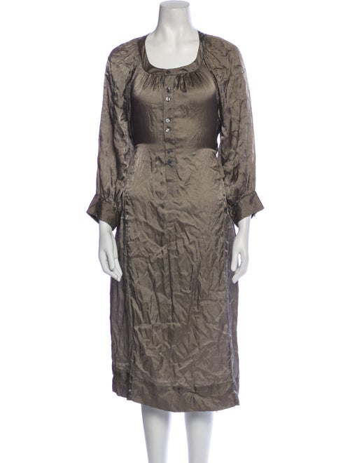 Creatures of Comfort Printed Midi Length Dress