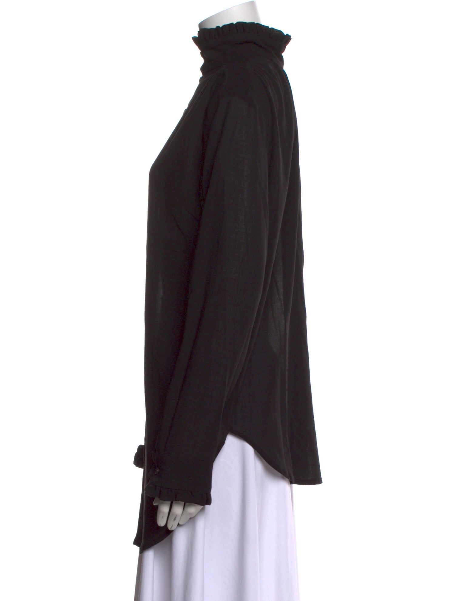 Creatures of Comfort Wool Mock Neck Tunic