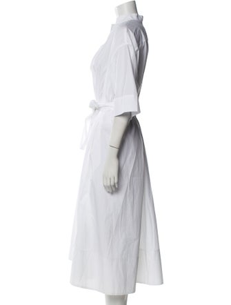 Creatures of Comfort Mock Neck Midi Length Dress