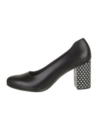 Creatures of Comfort Leather Printed Pumps