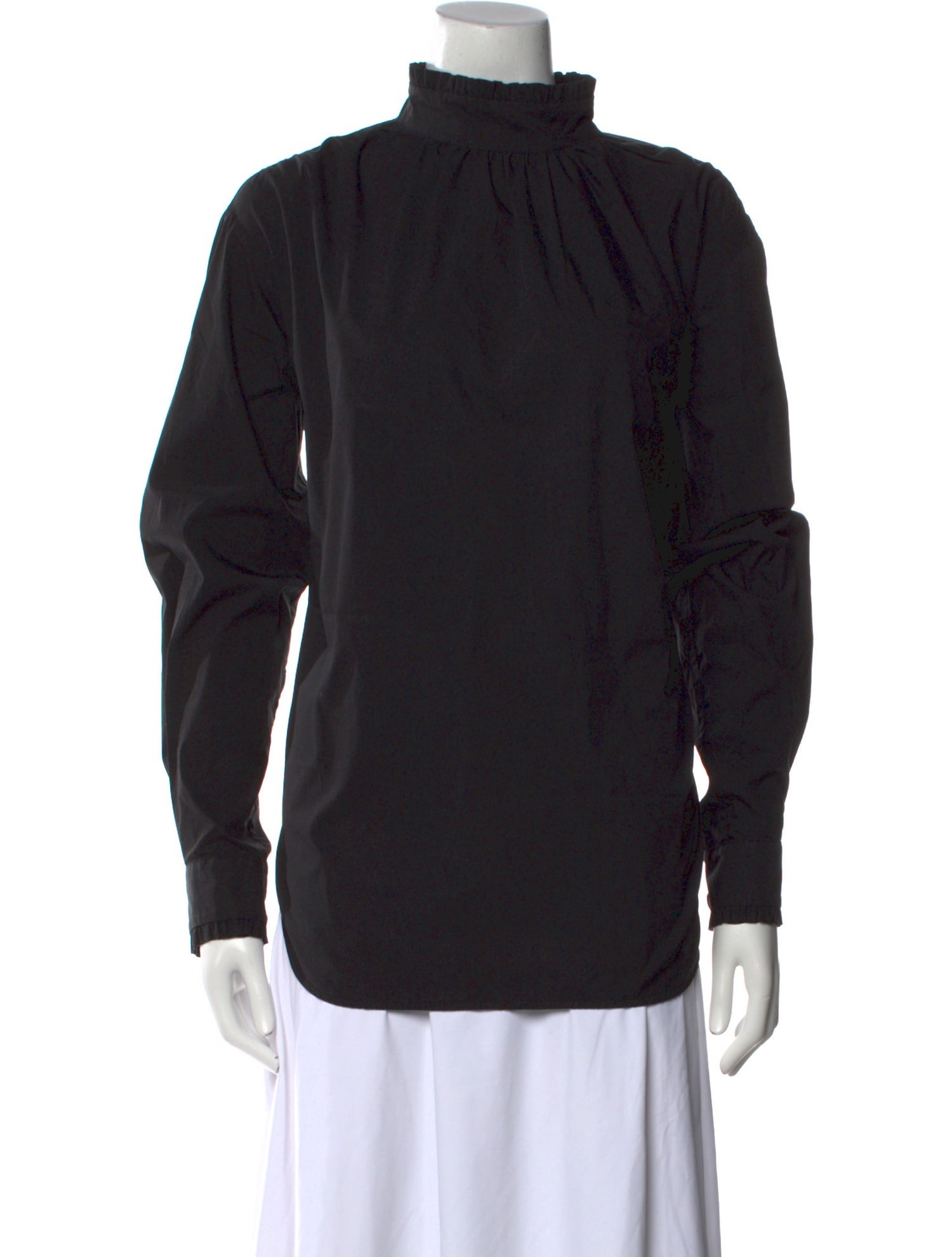 Creatures of Comfort Mock Neck Long Sleeve Sweatshirt