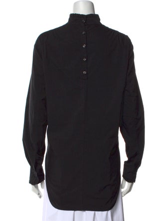 Creatures of Comfort Mock Neck Long Sleeve Sweatshirt